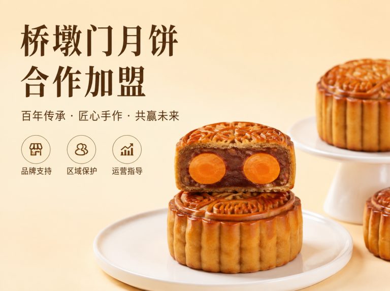 金华桥墩门精品果仁大月饼
